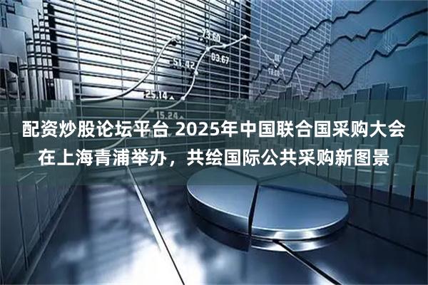 配资炒股论坛平台 2025年中国联合国采购大会在上海青浦举办，共绘国际公共采购新图景